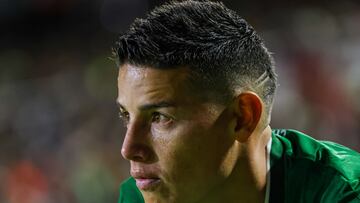 James Rodriguez of Leon during the 7th round match between Atletico de San Luis and Leon as part of the Liga BBVA MX, Torneo Clausura 2025 at Alfonso Lastras Stadium, on February 16, 2025 in San Luis Potosi, Mexico.