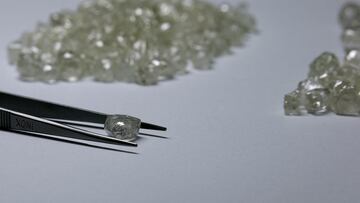Also known as synthetic diamonds, these minerals are produced artificially in controlled laboratory environments rather than being formed naturally.