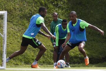 Primer entrenamiento de Nacional tras la salida de Macnelly