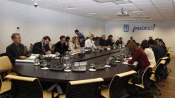 Pleno de urbanismo en el Ayuntamiento de Madrid.