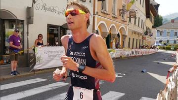 El triatleta estadounidense Alistair Eeckman, durante una competición.