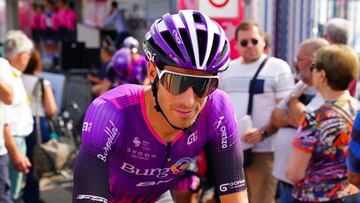 El ciclista del Burgos-BH Óscar Pelegrí