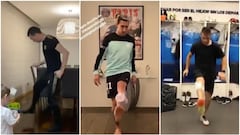 Los futbolistas que hicieron el 10 toques challenge o "desafío del papel higiénico"