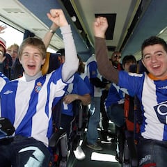 1.425 seguidores del Espanyol irán a Vila-Real en 22 autocares