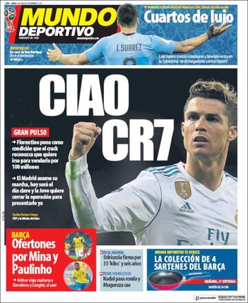 La prensa pone fecha al fichaje de Cristiano