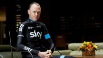 Chris Froome posa para AS.