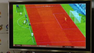 El gol de Sarabia al Barça: así se validó en la sala del VAR