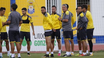 Entrenamiento de Las Palmas.