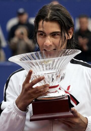 La primera final del Masters 1000 de Montecarlo de Rafa Nadal  le enfrentó Guillermo Coria en 2005. El resultado fue 6-3, 6-1, 0-6 y 7-5. 