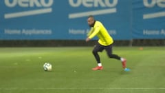 Como en el FIFA: la práctica de Vidal, Messi y compañía