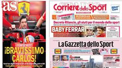 Sainz, Ferrari y el Real Madrid