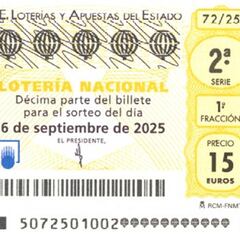 Lotería Nacional: comprobar los resultados del Sorteo Extraordinario de hoy, sábado 6 de septiembre