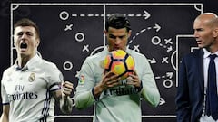 Cristiano y Kroos, los jugadores m&aacute;s utilizados por Zidane. 