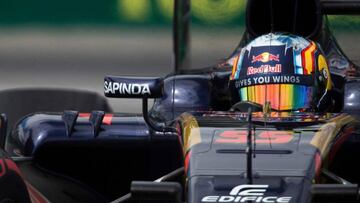 Carlos Sainz con el Toro Rosso en Montreal.