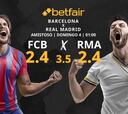 FC Barcelona vs. Real Madrid: horario, TV, pronósticos y estadísticas