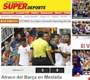La prensa de Valencia culpa a Undiano: "Atraco en Mestalla"
