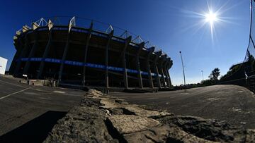 General View Stadium during the game America vs Pumas UNAM, corresponding to Round 10 of the Torneo Apertura 2023 of the Liga BBVA MX, at Azteca Stadium, on September 30, 2023.

<br><br>

Vista General del Estadio durante el partido America vs Pumas UNAM, correspondiente a la Jornada 10 del Torneo Apertura 2023 de la Liga BBVA MX, en el Estadio Azteca, el 30 de Septiembre de 2023.