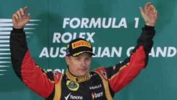 Kimi Raikkonen obtuvo la victoria en el GP de Australia, primero de la temporada.