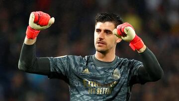 Thibaut Courtois, en una imagen de archivo con el Madrid.