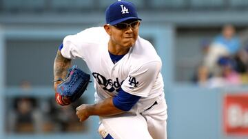 Urías tuvo la oportunidad de sacar una victoria con los Dodgers.