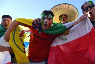 Afición mexicana puso el ambiente en el Levi's Stadium