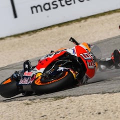 Cronología de las 22 caídas de Márquez esta temporada