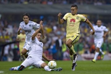 Las Águilas vencieron a Rayados por la mínima con anotación de Osvaldo Martínez. 