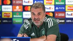 Postecoglou, en rueda de prensa.