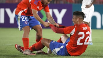 Futbol, Chile vs Panama
Partido amistoso 2025
El jugador de la seleccion chilena Steffan Pino,
celebra su gol contra Panama durante el partido amistoso disputado en el estadio Nacional de Santiago, Chile.
8/02/2025
Dragomir Yankovic/Photosport
Football, Chile vs Panama
2025 friendly match
Chile's player Steffan Pino, celebrates his goal against Panama during a friendly match at the Nacional stadium in Santiago, Chile.
8/02/2025
Dragomir Yankovic/Photosport