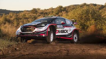 Elfyn Evans en Argentina.