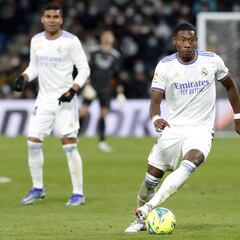 Alaba, baja contra el Rayo