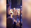 Guardiola, totalmente desatado bailando en la celebración