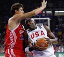 Estados Unidos castiga a una floja Croacia: 106-78