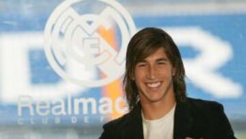 Sergio Ramos fichó por el Real Madrid el 31 de agosto de 2005.