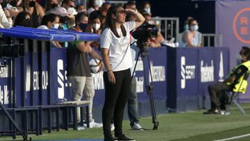 María Pry durante el partido ante el Barcelona.