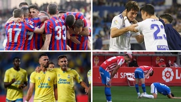 Las cuentas de Segunda: ascenso directo, playoff, descenso¡