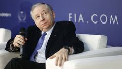 Jean Todt en la rueda de prensa de la gala de la FIA.