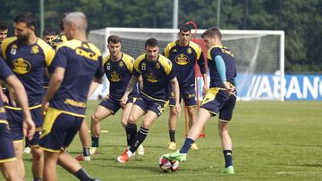 Entrenamiento Deportivo de La Coruña. ximo Navarro