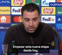 Xavi: "Empieza una nueva etapa para el Barcelona"