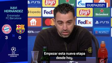 Xavi: "Empieza una nueva etapa para el Barcelona"