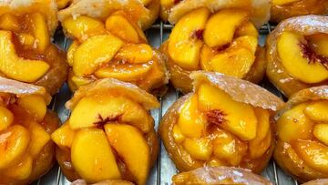 Famosa panadería en Los Angeles le da la bienvenida a las donas de durazno