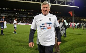 Ancelotti won the 2013 Ligue 1 title with Ibrahimovic in his PSG team.