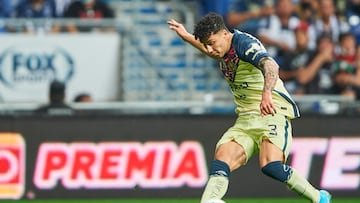 Jorge Sanchez of America during the game Monterrey vs America, corresponding to day 09 of the Torneo Clausura Grita Mexico C22 of Liga BBVA MX, at BBVA Bancomer Stadium, on March 05, 2022.
<br><br>
Jorge Sanchez de America durante el partido Monterrey vs America, correspondiente a la jornada 09 del Torneo Clausura Grita Mexico C22 de la Liga BBVA MX, en el Estadio BBVA Bancomer, el 05 de Marzo de 2022.