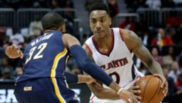 Jeff Teague contra C.J. Watson.