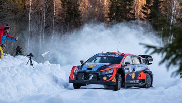 Craig Breen durante el Rally de Suecia.