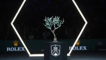 Imagen del trofeo de campe&oacute;n del Rolex Par&iacute;s Masters, el Masters 1.000 de Par&iacute;s, que este a&ntilde;o se celebrar&aacute; sin p&uacute;blico.