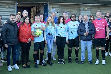 Richy Castellanos, Isabel Díaz Ayuso, Ana Obregón, Luis Cobos, Joaquin Cortes y Poty Castillo entre otros en el Partido Benéfico "Artistas vs Famosos".