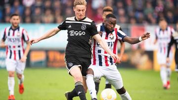 De Jong, en el Willem II-Ajax, duelo entre su exequipo y el actual hasta que se vaya al Barcelona.