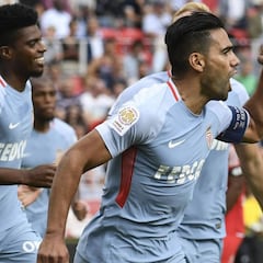 Mbappé no juega ni un minuto y Falcao firma un hat-trick