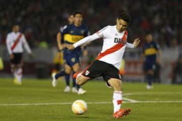 Teófilo Gutiérrez es fundamental con la Selección Colombia y con River Plate. El barranquillero ha pasado por Junior, Trabzonspor, Racing, Lanús y Cruz Azul